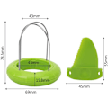 Miniatyrbillede 2 af 5: 1 frugt og kiwi skræller til at skære frugt, kiwi, tilfældig farve