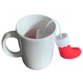 Miniatyrbillede 5 af 5: Jule Strømpe Te Infuser Fødevarekvalitet Silikone Filter Steeper til Tekopper