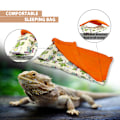 Miniatyrbilde 4 av 5: Reptil sovepose, reptil kjæledyr sovepose sett med pute