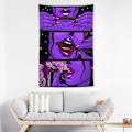 Pikkukuva 3 / 5: Hippy seinävaate Trippy Smoke Cool Girl Art Large Mysterious T