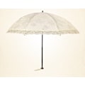 Pikkukuva 1 / 3: Princess Lace Ultraviolet-Proof Triple Folding Umbrella Dome Parasol，WHITE