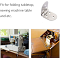 Miniatyrbilde 4 av 5: Folding Table Hinges Folding Connector Folding Flip Hinge Sink Al