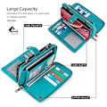 Miniatyrbilde 5 av 5: Mobiltelefondeksler - Universal iPhone 15 Pro Max lommebokdeksel med crossbody-reim og kortspor