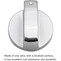 Miniatyrbilde 4 av 5: 6 stk. Universelle Metallkontrollknapper Gasskomfyrknapper 6mm Universelle Kontrollknapper Komfyrknapper for Gasskomfyr Kokeplate Ovn