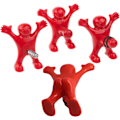 Miniatyrbilde 5 av 5: Happy Man Flaskeåpner Vinflaskepropp - Vinflaske Korketrekker - Ølflaskeåpner - Gag Gave - 3-i-1