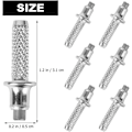 Miniatyrbillede 2 af 5: Vandrestavsspidser, Vandrestavsspids, Trekkingstav Højtrækstyrke Stålspids, Udskiftningsspidser til Vandrestave, Tungsten Carbon Stål Bærbar Alpenstock