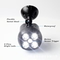 Miniatyrbild 4 av 5: Vattentät utomhusgård belysning golvlampa 4led uggla projektor