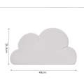 Miniatyrbilde 2 av 4: Silikon Placemat for Barn, 2-pakks Skyform Baby Placemats Brettmatter Foldbar Sklisikker Gjenbrukbar Bærbar, 48×26.8cm, Grå