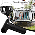 Miniatyrbild 3 av 5: Trampolin T-stycke, 3 st Trampolin Skyddsnät Stolpe Ändstycken, T-format Trampolinrör Hylsa, T-stycke Trampolinkopplingar Snabbkopplingsstång Ändstycken