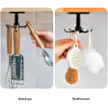 Miniatyrbillede 5 af 5: Under Cabinet Utensil Holder Hanger Hook til Køkken og Badeværelse