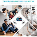 Miniatyrbillede 3 af 5: All in One VR-briller hudklistermærke kompatibel med Oculus-Quest 2