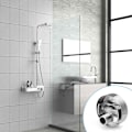 Miniatyrbild 3 av 5: Duschblandare Adapter, 2 Stycken Duschblandare Adapter, Lång och Justerbar Duschblandare Adapter, för Justering av Vattenventilen, Löser Vattenläckage