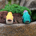 Miniatyrbilde 3 av 5: Sett med 2 stk harpiksfuglstatue, 7X10X5,5 cm/7,2X10X5,5 CM, dekorativ