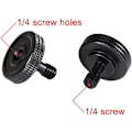 Miniatyrbillede 3 af 4: 4 stk. 1/4\" Han til 1/4\" Hun Kamera Hurtigudløsningsskrueadapter 1/4\" Skrue Kamera Skrue Kompatibel med DSLR Kamera Videokamera