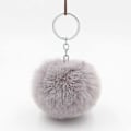 Miniatyrbillede 1 af 5: 1 stk. nøglering nøglering tilbehør fluffy bil nøglering plys vedhæng