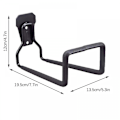 Miniatyrbillede 3 af 5: Slangeholder til vægmontering - Heavy Duty vandslangeholder - Slangespole rummer op til 150 fod - Holdbare kroge til garage og udendørs brug