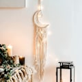 Pikkukuva 1 / 5: Makramee-seinävaate Kuu Unisieppari - Boho Chic Bohemian