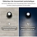 Pikkukuva 3 / 5: LED-valokeila liikeanturilla, 2 kpl langattomia LED-projektoria, 150 lumenia, irrotettava pallo, 360 asteen kierto ja kallistus