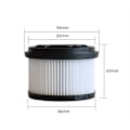 Pikkukuva 5 / 5: Tarvikkeet esisuodatin + HEPA-suodatin Xiaomi G9 G10:lle, Dreame T10, T20, T30, T20 Pro, T30 NEO, R10, R10 Pro, R20, R20, Z10 Station, suodattimen vaihto