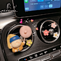 Pikkukuva 2 / 5: Pearl Girls - Auton ilmanraikastin tuuletusaukon pidikkeellä - Suloinen diffuusori Auton ilmanraikastin - Autonraikastin tuuletindiffuusori - Autonraikastin tuoksu tuuletin tuuletusaukon pidike 65x45x35 mm