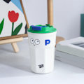 Miniatyrbild 5 av 5: Resemugg i Rostfritt Stål Isolerad Kopp med Lock Söt Design för Kontor 400ml