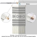 Miniatyrbilde 4 av 5: Bohemian Style Aztec Macrame Vegg Håndlaget Banner