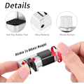 Miniatyrbilde 3 av 5: 4 stk. Smartphone Skjermklemme, Justerbar Metallklemme for Samsung, Huawei, Tablet, LCD-skjerm