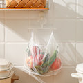 Miniatyrbilde 3 av 4: 2 stk Mesh Hengepose Mesh Tørkepose Klær Pin Mesh Bag Kjøkken Oppbevaringsholder Bag Mesh Bad Tote Vaskeri Undertøy Bag Vaskeri Kurv Bag Whit
