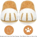 Miniatyrbilde 2 av 5: Søte dyreslippers for kvinner - Vintervarme hjemmesko med memory foam