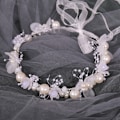 Miniatyrbilde 2 av 4: Bryllup Brud Brudepike Håndblomst, Corsage Armbånd Bryllupsplanlegger Håndledds Corsage Håndleddsblomst for Blomsterjente Bryllup Festival Strandfest Ball, 6 STK