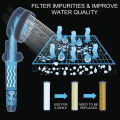 Miniatyrbilde 2 av 5: LED-dusjhode, LED-dusjhode med filter, belyst dusjhode, 7 C
