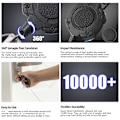 Pikkukuva 4 / 4: Retractable Cord Badge Holder, 3 Pack Black Retractable Keychain