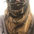 Miniatyrbild 5 av 5: Förtjockad arabisk utomhus fyrkantig sjal, magisk sjal, fritt modifierbar kamouflagesjal för specialsoldater, sjal
