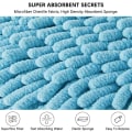 Miniatyrbillede 3 af 5: 4 Chenille håndklæder Kugle af håndklæder Coral Mikrofiber Vandabsorberende