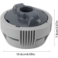 Miniatyrbild 5 av 5: Lay Z Ersättningssystem för Klordispenser för Pooler och Spa, Vattenrening, ABS-Material, Enkel Installation, Regelbundet Underhåll