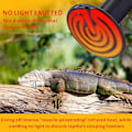Miniatyrbillede 4 af 4: Reptil varmelampe sort keramik 100W infrarød lampe reptil varmelampe 110V
