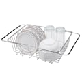 Miniatyrbilde 1 av 5: Simple Houseware Over Sink Counter Top Dish Drainer Drying Rack,