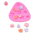 Miniatyrbillede 1 af 4: 1 stk. Blomster Silikone Fondant Form Kage Bageform Sukkerkunst Chokolade