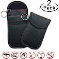Miniatyrbild 1 av 5: Bilnyckelskydd [2-pack], Fjärrnyckelskyddspåse, Strålskyddspåse Blockerar RFID, NFC, Anti-Hack Auto Blocker,13*8cm