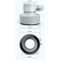 Miniatyrbild 5 av 5: Slangadapter B -modell 25009, byxadapter för pumpar, slangadapter för pool med gänga, slangadapter för pool för 1,5\"-kopplingar
