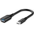 Pikkukuva 1 / 5: USB C - USB 3.0 -sovitin, OTG-kaapeli Type C - USB A, Type-C - USB 3.0 -jatkokaapeli, yhteensopiva iPhone 15 Pro Max/15 Plus/15, iPad Pro, MacBook Pro/A kanssa
