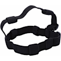 Miniatyrbilde 2 av 5: Hodelykt Hodebånd Stropp Hodelykt Belte Justerbar Komfortabel Nylon Hodebånd for Camping Fotturer Sykling Klatring - Svart