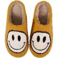 Miniatyrbillede 2 af 3: Kvindernes smiley-ansigt, retro blød plys komfortabel varm skridsikker l