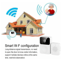 Miniatyrbillede 4 af 5: Trådløs dørklokke forbundet med overvågningskamera, Wifi Smart