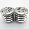 Miniatyrbillede 3 af 5: 12 stk. 53 mm rustfrit stål ventilationsgitter rundt net åndedræt