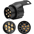 Miniatyrbillede 1 af 5: 7 til 13 Pin Trailer Adapter 7 Pin Trailer Stik til Bil Trailere, Traktor