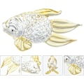 Miniatyrbillede 5 af 5: Håndblæst glasfiskfigur Havdyr Ornament til fiskebeholder