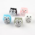Miniatyrbillede 5 af 5: 5 stk. Mos Mikro Landskab Ornament Ornament Diy Montering Resin Små Ornament, Ugle