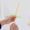 Miniatyrbillede 4 af 4: 50 stk. Træk i snoren Flyvende tallerkener Spindende Twisty Dragonfly Legetøj Fl