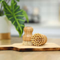 Miniatyrbild 2 av 5: 6-pack bambu diskborstskrubbor i trä, rengöringsskrubbar set K